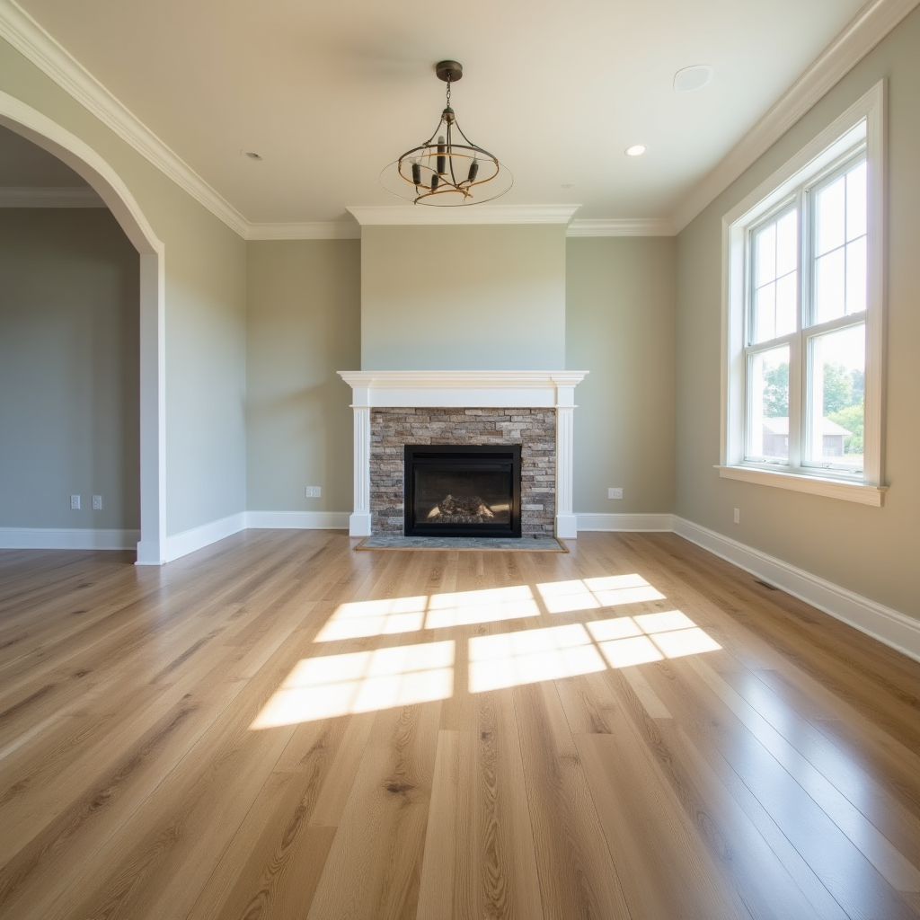 Luxury vinyl plank flooring installation by A&J Contractor Services